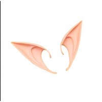 Ельфійські вуха накладні 12 см  розовідетско-подростковые
