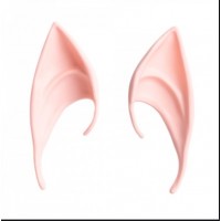 Ельфійські вуха накладні 10 см розові детско-подростковые
