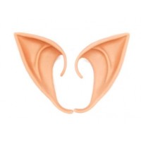 Ельфійські вуха накладні 10 см тілесні детско-подростковые